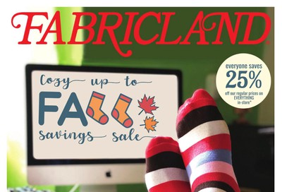 Fabricland (ON) Flyer October 2 to 31