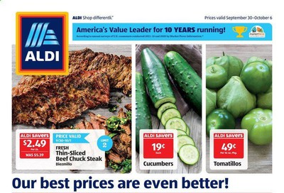 ALDI (CA) Weekly Ad Flyer September 30 to October 6