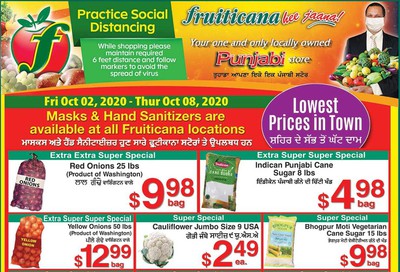 Fruiticana (Edmonton) Flyer October 2 to 8