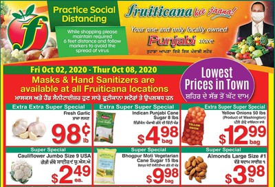 Fruiticana (Calgary) Flyer October 2 to 8