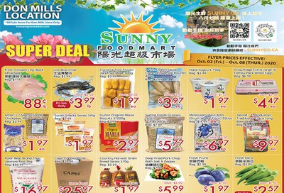 Sunny Foodmart (Don Mills) Flyer October 2 to 8