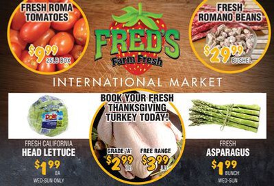 Fred's Farm Fresh Flyer September 30 to October 6