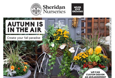 Sheridan Nurseries Flyer October 1 to 28