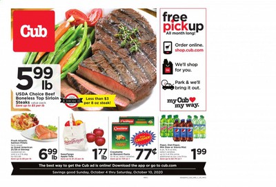 Cub Foods Weekly Ad Flyer October 4 to October 10