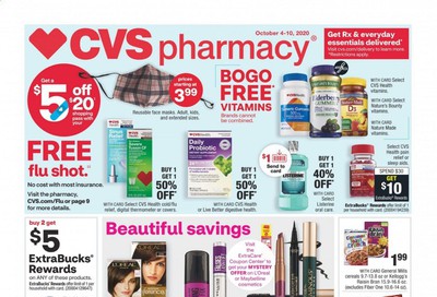 CVS Pharmacy Weekly Ad Flyer October 4 to October 10