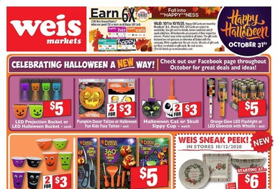 Weis Weekly Ad Flyer October 1 to November 5