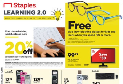 Staples Weekly Ad Flyer October 4 to October 10