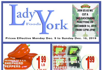 Lady York Foods Flyer December 9 to 15