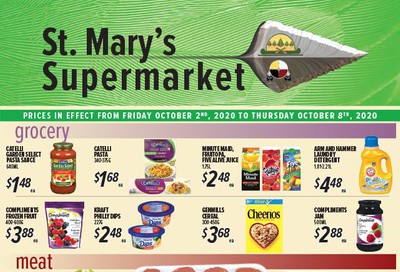 St. Mary's Supermarket Flyer October 2 to 8
