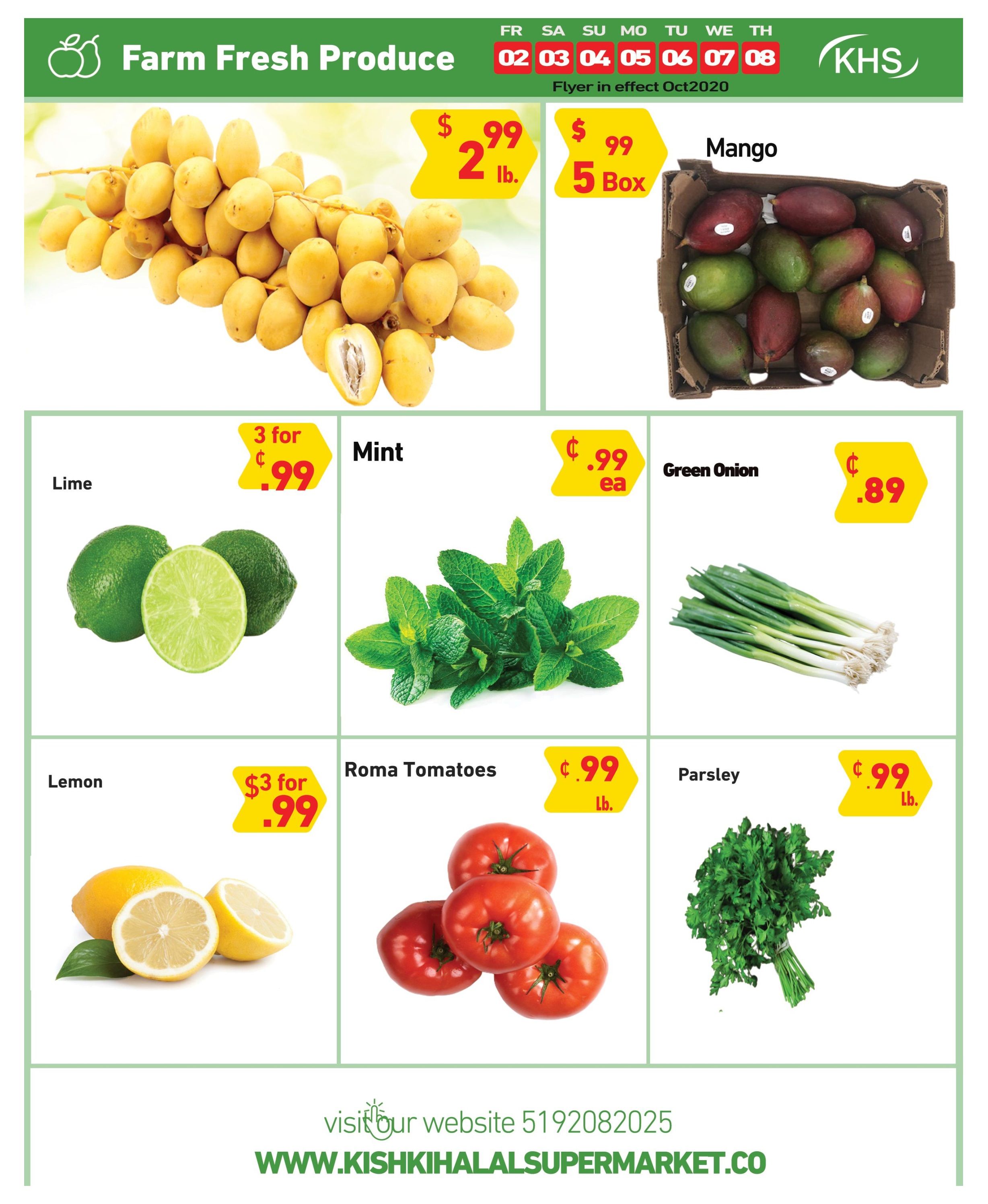 Kishki Halal Supermarket Flyer October 2 to 8