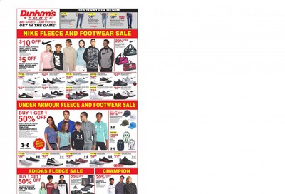 Dunham's Sports Weekly Ad Flyer October 3 to October 8