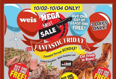 Weis Weekly Ad Flyer October 2 to October 4