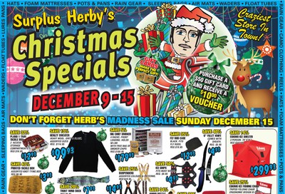 Surplus Herby's Flyer December 9 to 15