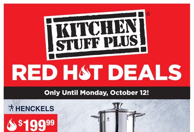 Kitchen Stuff Plus Red Hot Deals Flyer October 5 to 12