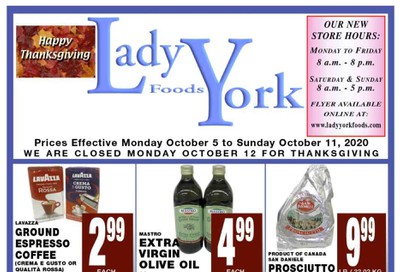 Lady York Foods Flyer October 5 to 11