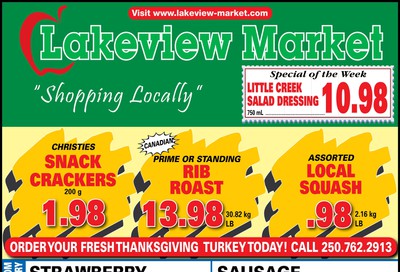 Lakeview Market Flyer October 5 to 11