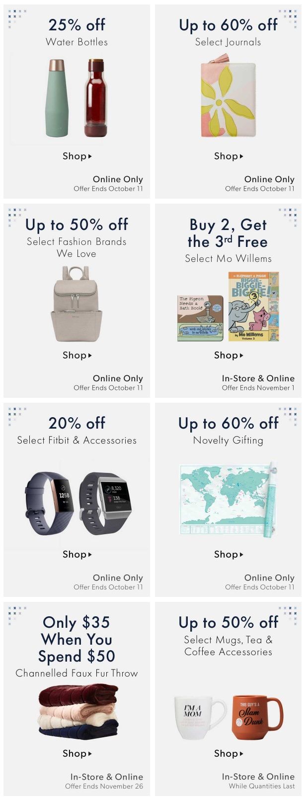 Chapters Indigo Online Deals of the Week October 5 to 11