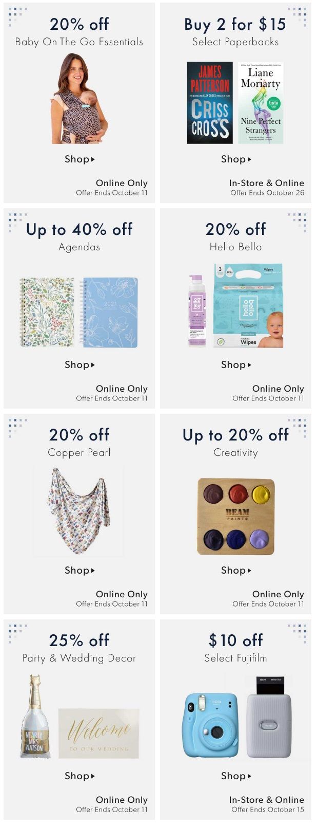 Chapters Indigo Online Deals of the Week October 5 to 11