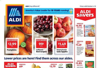 ALDI (DE, NJ, NY, PA) Weekly Ad Flyer October 4 to October 10