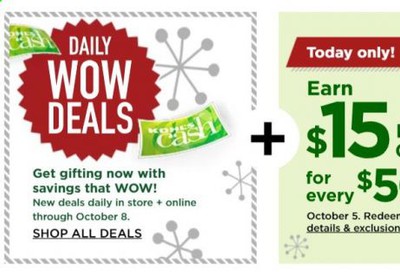Kohl's Weekly Ad Flyer October 5 to October 8