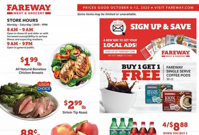 Fareway Weekly Ad Flyer October 6 to October 12