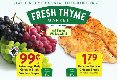 Fresh Thyme Weekly Ad Flyer October 7 to October 13