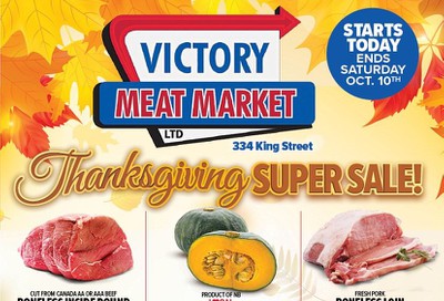 Victory Meat Market Flyer October 6 to 10