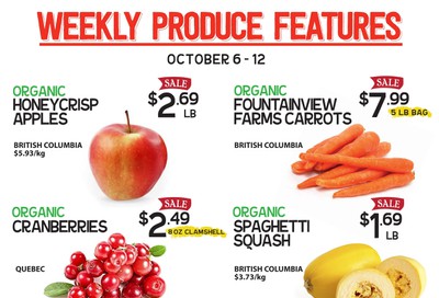 Pomme Natural Market Flyer October 6 to 12