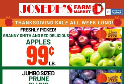 Joseph's Farm Market Flyer October 7 to 12