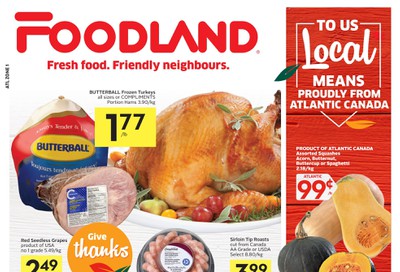 Foodland (Atlantic) Flyer October 8 to 14