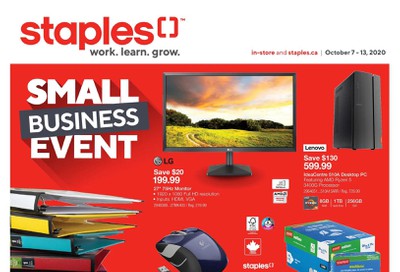 Staples Flyer October 7 to 13