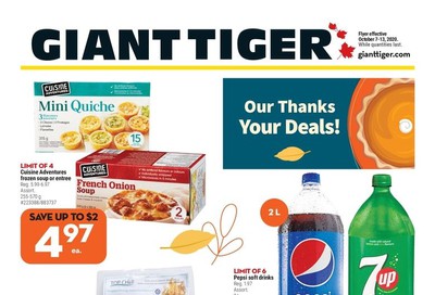 Giant Tiger (Atlantic) Flyer October 7 to 13