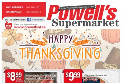 Powell's Supermarket Flyer October 8 to 14