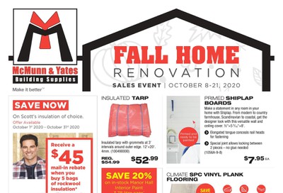 McMunn & Yates Building Supplies Flyer October 8 to 21