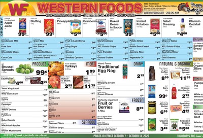 Western Foods Flyer October 7 to 13