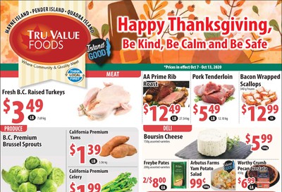 Tru Value Foods Flyer October 7 to 13
