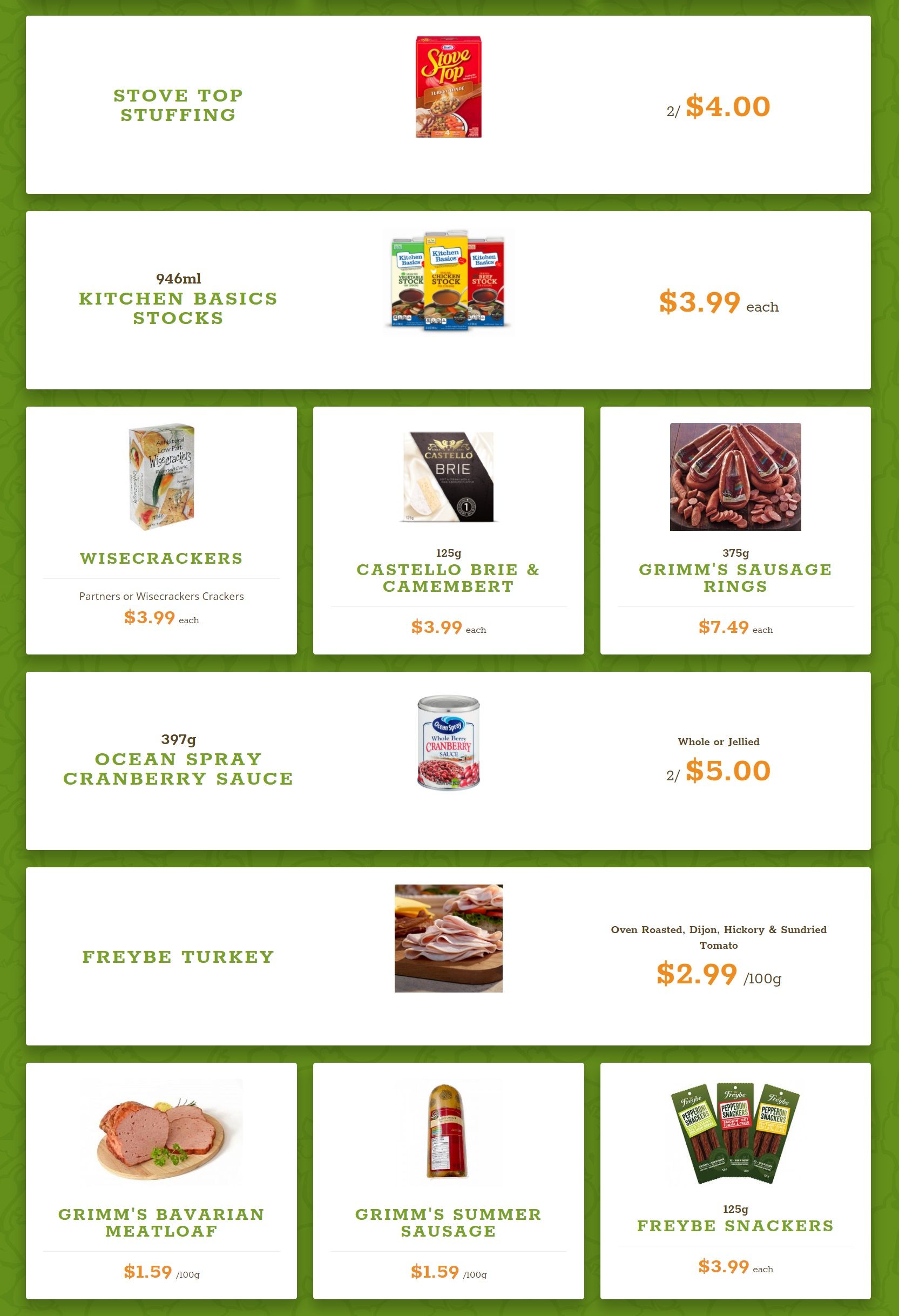Quality Greens Flyer October 7 to 13