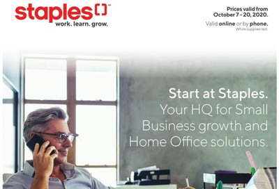 Staples Business Flyer October 7 to 20