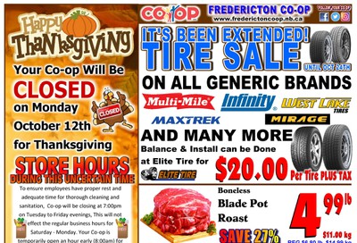 Fredericton Co-op Flyer October 8 to 14