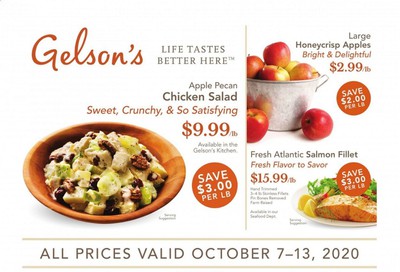 Gelson's Weekly Ad Flyer October 7 to October 13