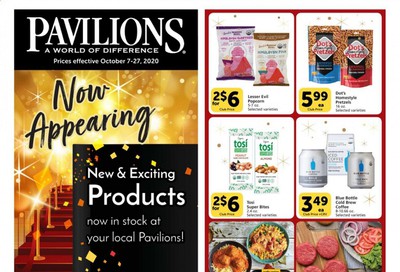 Pavilions Weekly Ad Flyer October 7 to October 27