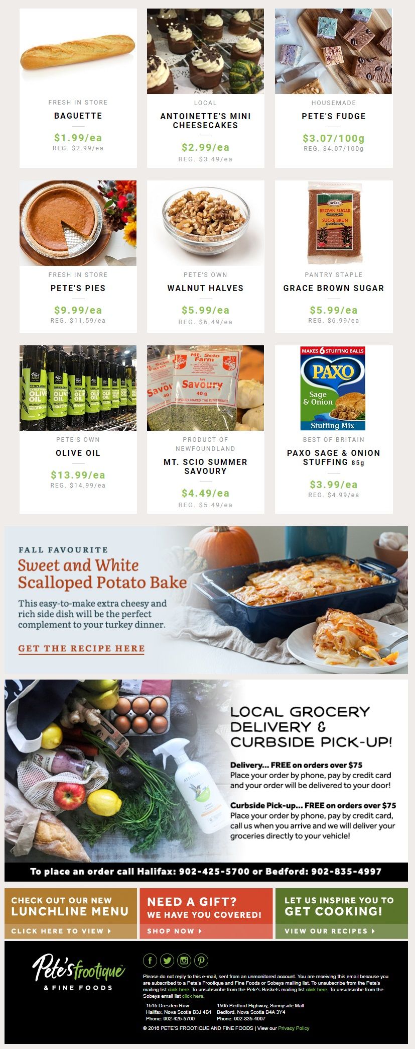 Pete's Fine Foods Flyer October 8 to 14