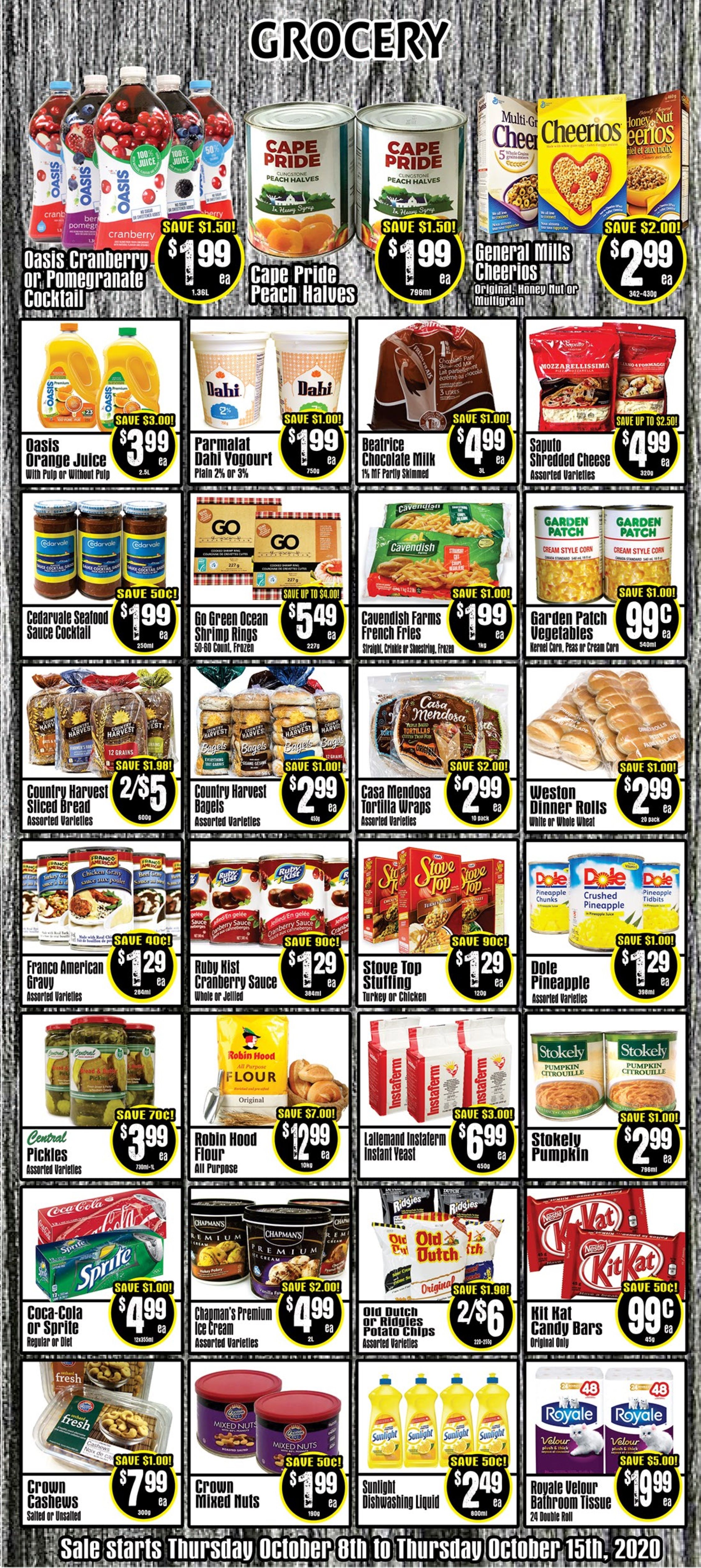 Central Fresh Market Flyer October 8 to 15