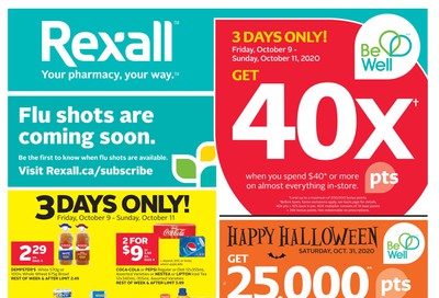 Rexall (West) Flyer October 9 to 15