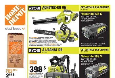 Home Depot (QC) Flyer October 8 to 14