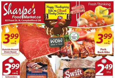 Sharpe's Food Market Flyer October 8 to 14
