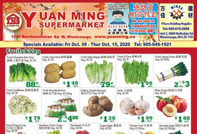 Yuan Ming Supermarket Flyer October 9 to 15