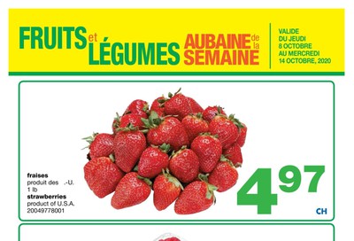 Wholesale Club (QC) Produce Deal of the Week Flyer October 8 to 14