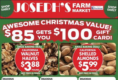 Joseph's Farm Market Flyer December 11 to 16