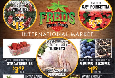 Fred's Farm Fresh Flyer December 11 to 17